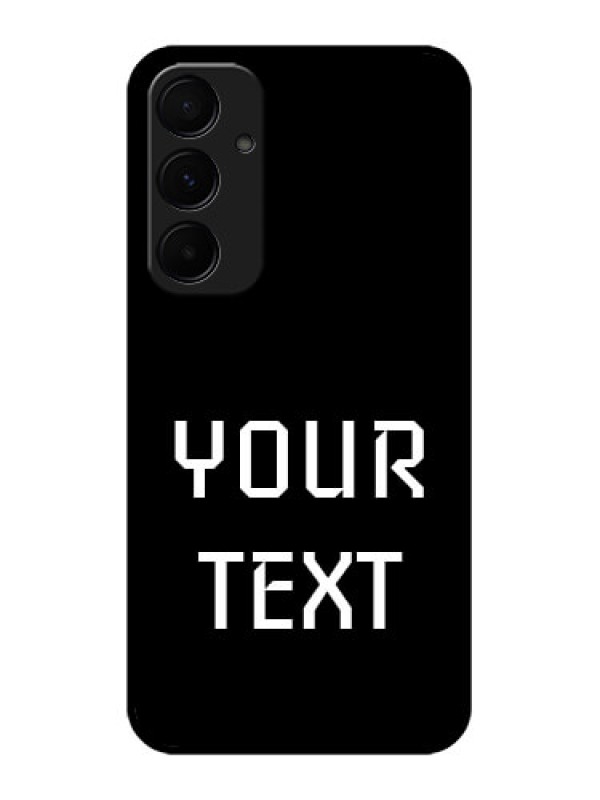 Custom Samsung Galaxy A35 5G Custom Glass Phone Case - Your Name Design