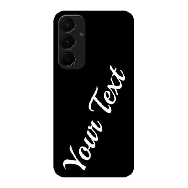 Samsung Galaxy A35 5G Custom Glass Phone Case - With Your Name Design