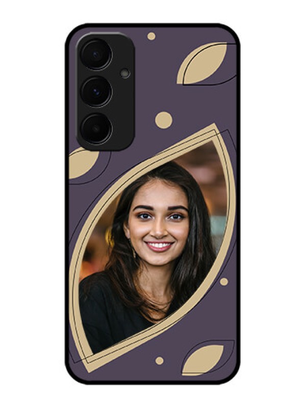 Custom Samsung Galaxy A35 5G Custom Glass Phone Case - Falling Leaf Design