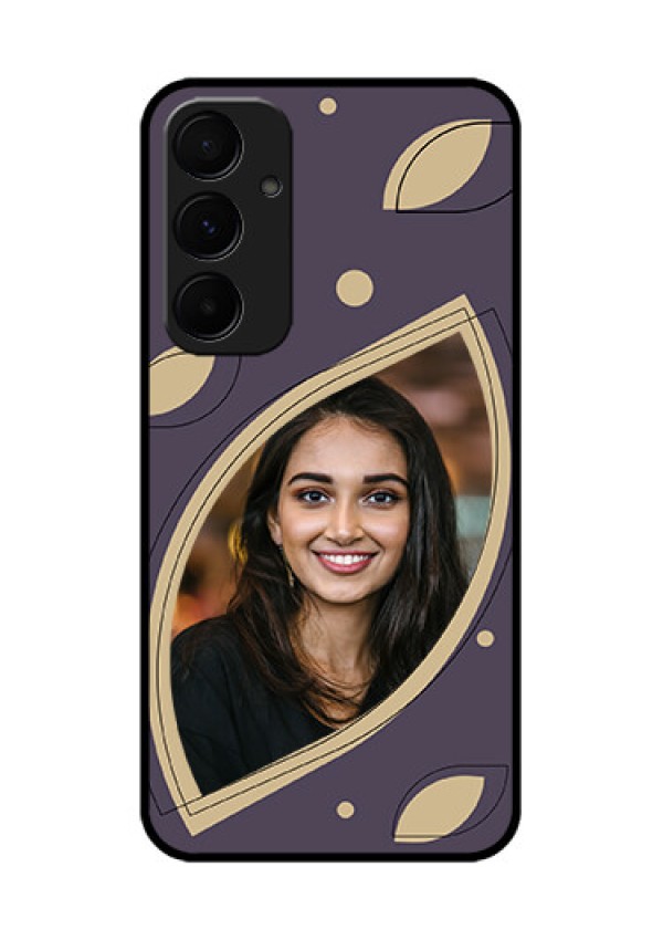 Samsung Galaxy A35 5G Custom Glass Phone Case - Falling Leaf Design