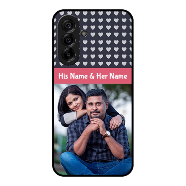 Galaxy A36 5G Custom Glass Phone Case - Love Symbols Design