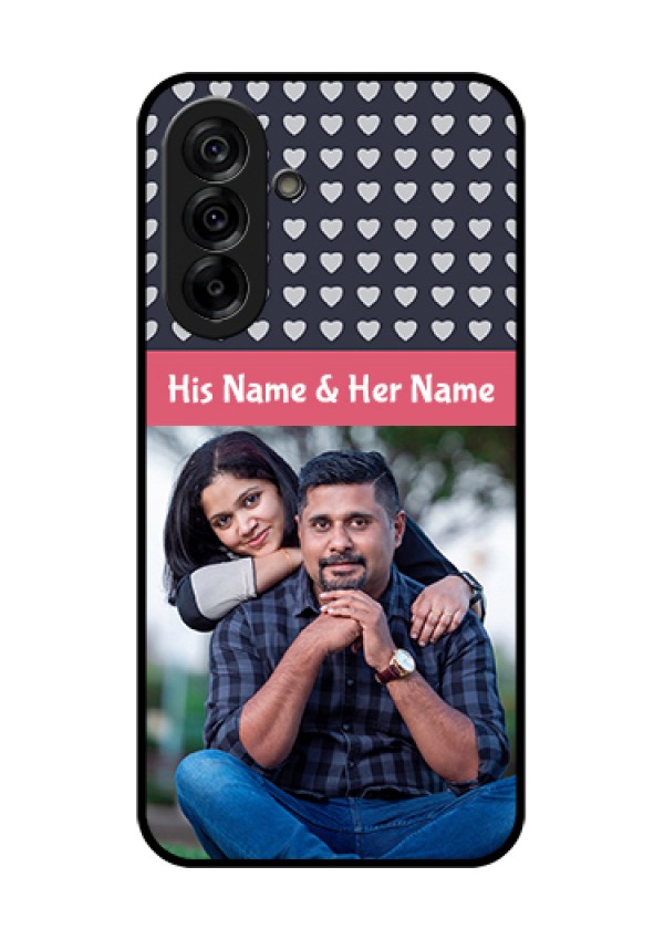 Galaxy A36 5G Custom Glass Phone Case - Love Symbols Design