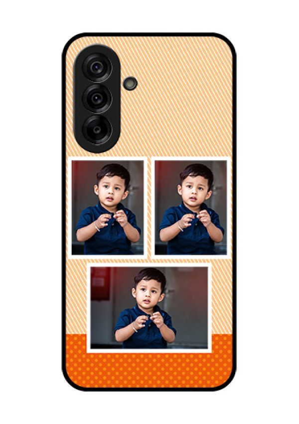 Galaxy A36 5G Custom Glass Phone Case - Bulk Photos Upload Design
