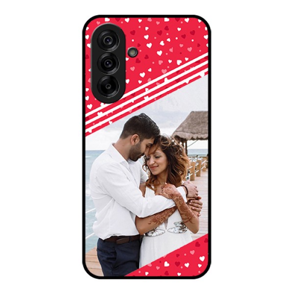 Galaxy A36 5G Custom Glass Phone Case - Valentines Gift Design