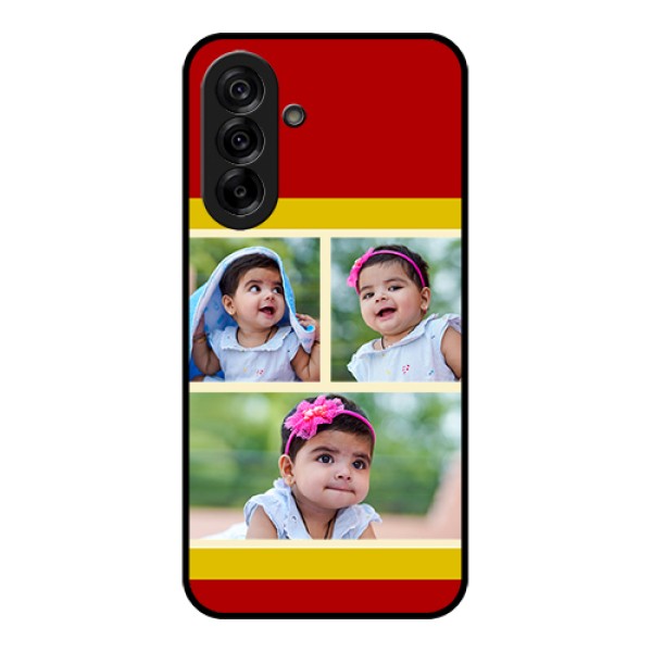 Galaxy A36 5G Custom Glass Phone Case - Multiple Pic Upload Design Galaxy A36 5G Custom Glass Phone Case - Multiple Pic Upload Design