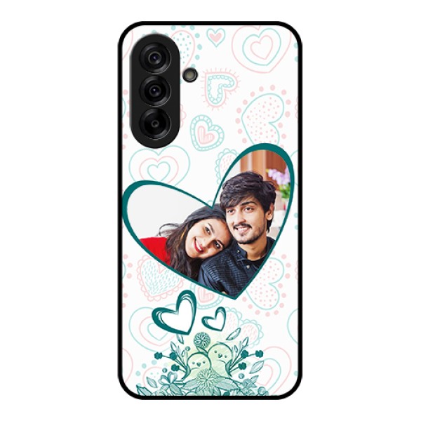 Galaxy A36 5G Custom Glass Phone Case - Premium Couple Design Galaxy A36 5G Custom Glass Phone Case - Premium Couple Design