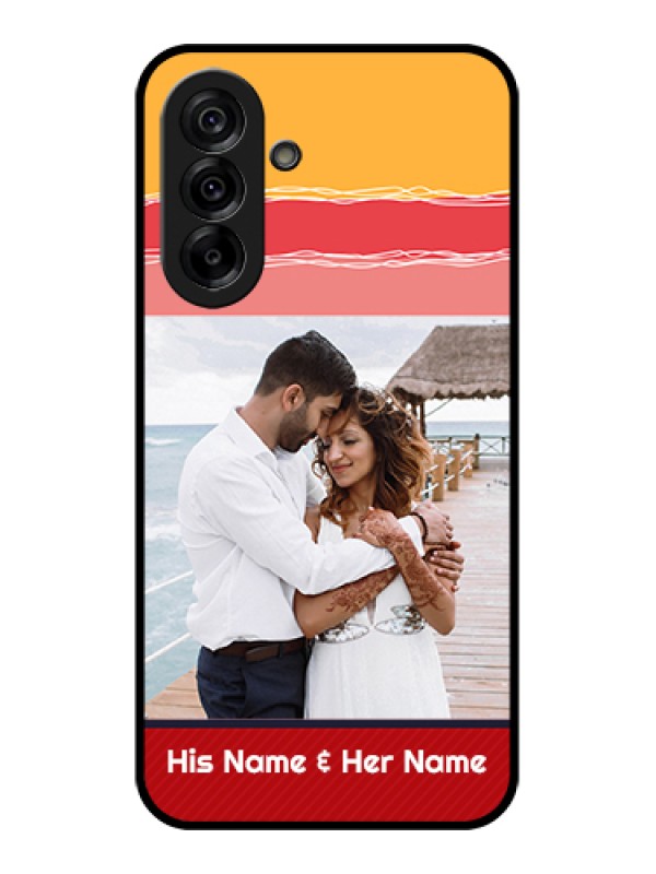 Custom Galaxy A36 5G Custom Glass Phone Case - Colorful Case Design