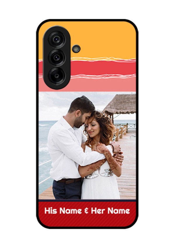 Galaxy A36 5G Custom Glass Phone Case - Colorful Case Design