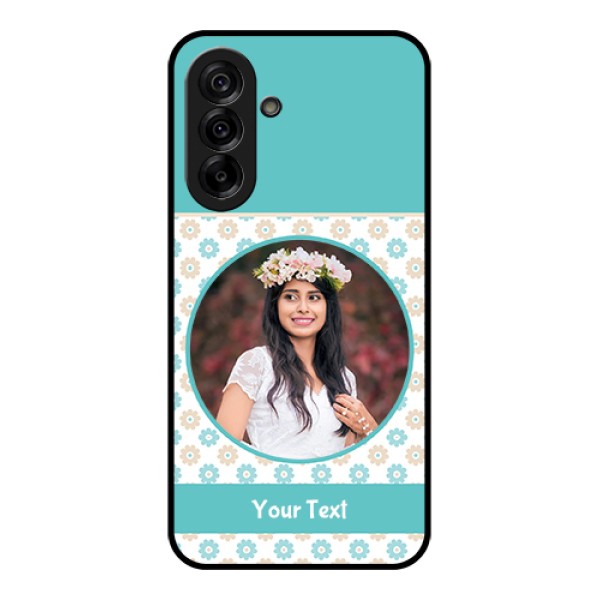 Galaxy A36 5G Custom Glass Phone Case - Beautiful Flowers Design