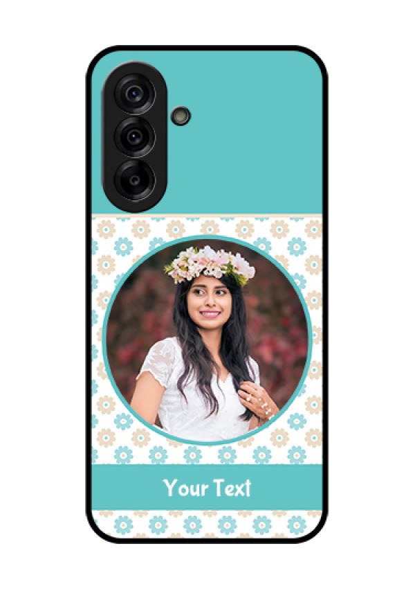 Galaxy A36 5G Custom Glass Phone Case - Beautiful Flowers Design