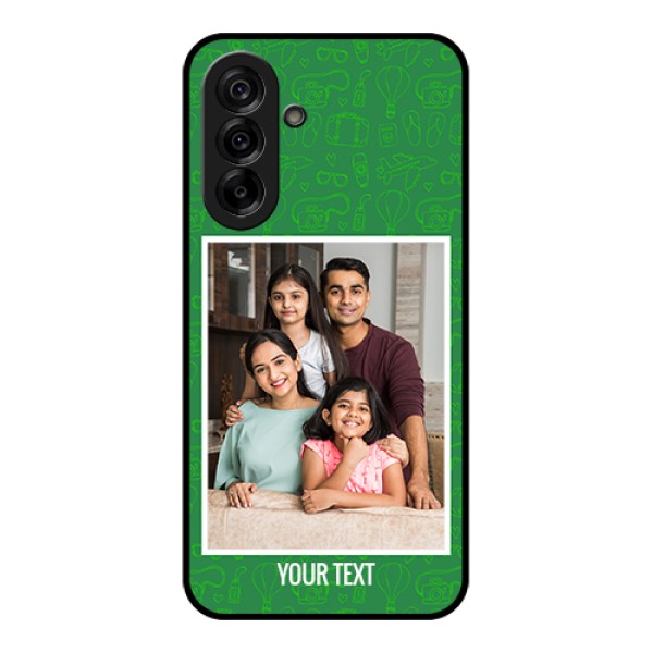 Galaxy A36 5G Custom Glass Phone Case - Picture Upload Design