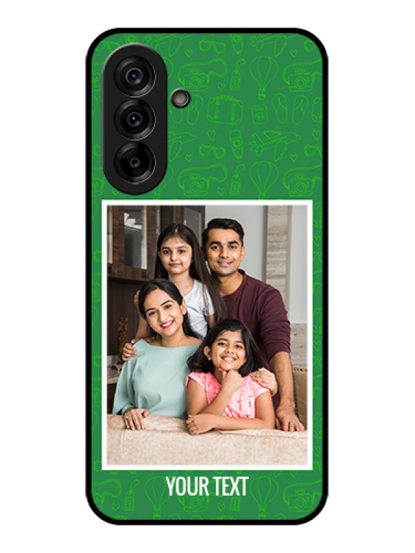 Custom Galaxy A36 5G Custom Glass Phone Case - Picture Upload Design