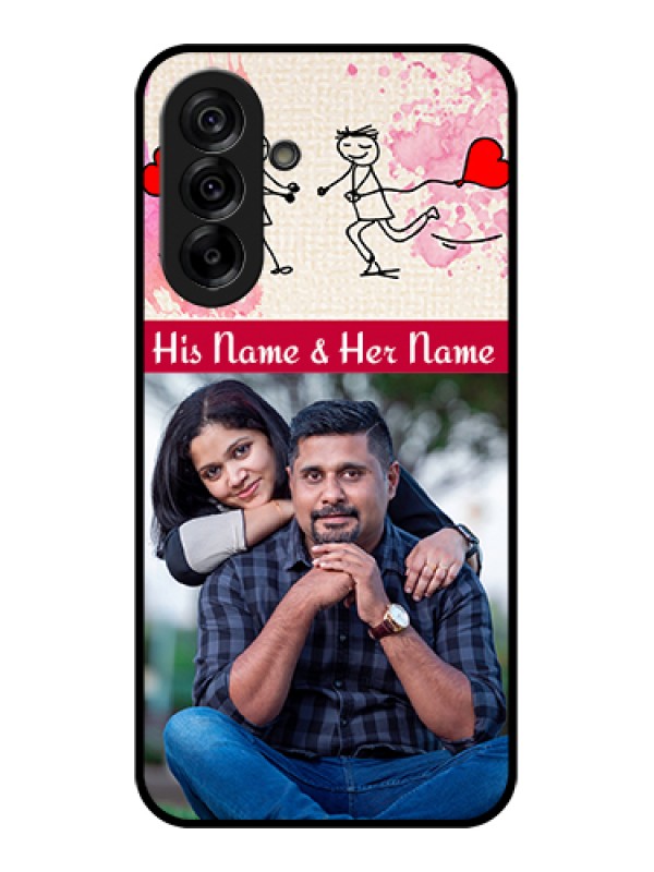 Custom Galaxy A36 5G Custom Glass Phone Case - You And Me Case Design