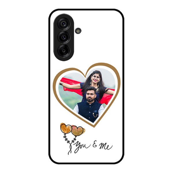 Galaxy A36 5G Custom Glass Phone Case - You & Me Design