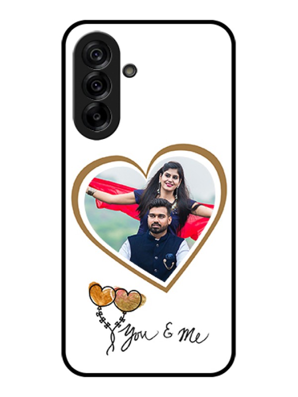 Custom Galaxy A36 5G Custom Glass Phone Case - You & Me Design