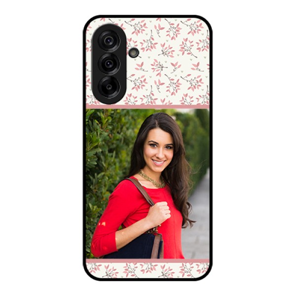 Galaxy A36 5G Custom Glass Phone Case - Stunning Floral Design