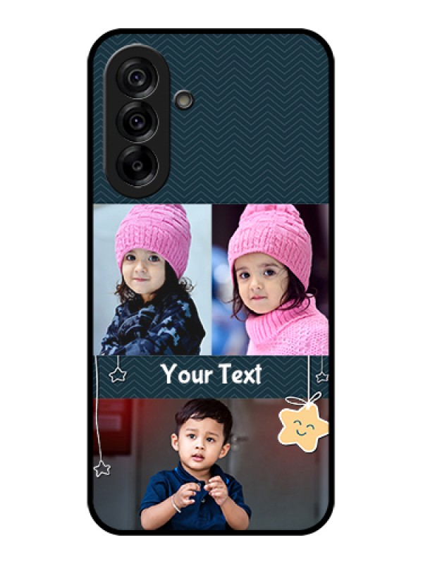 Custom Galaxy A36 5G Custom Glass Phone Case - Hanging Stars Design