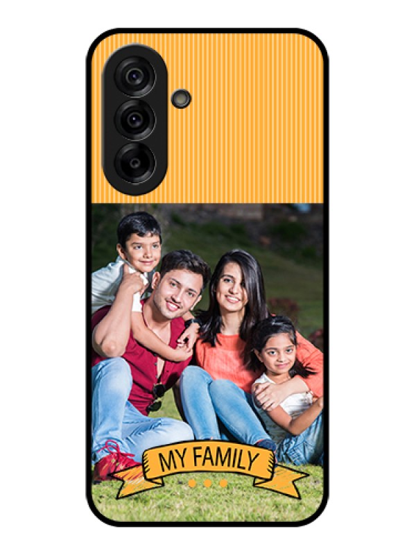 Custom Galaxy A36 5G Custom Glass Phone Case - My Family Design