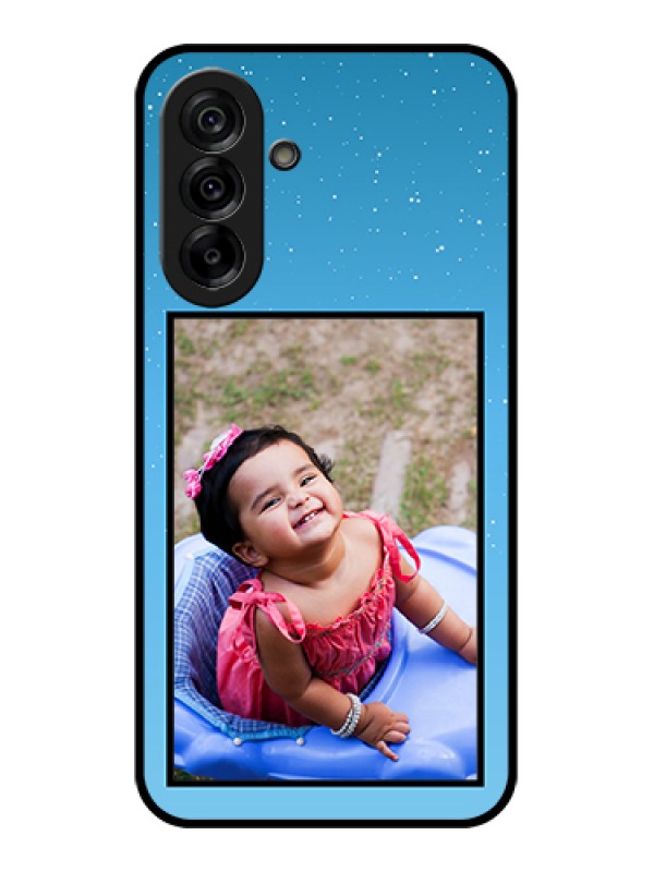 Custom Galaxy A36 5G Custom Glass Phone Case - Wave Pattern Colorful Design