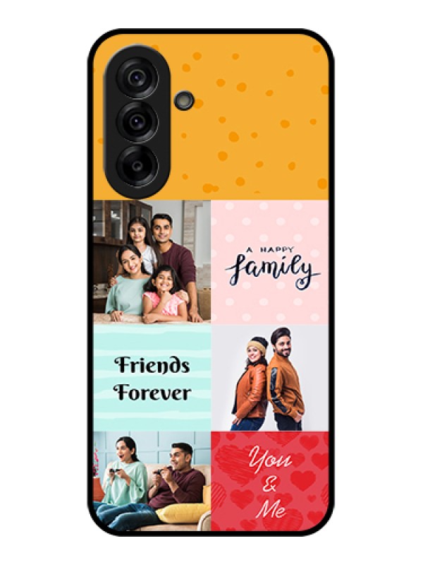 Custom Galaxy A36 5G Custom Glass Phone Case - Images With Quotes Design