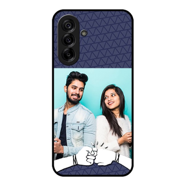 Galaxy A36 5G Custom Glass Phone Case - With Best Friends Design