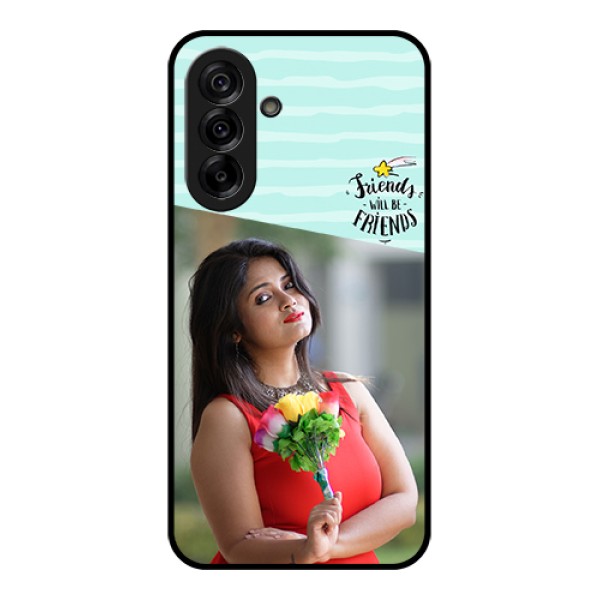 Galaxy A36 5G Custom Glass Phone Case - Friends Picture Icon Design