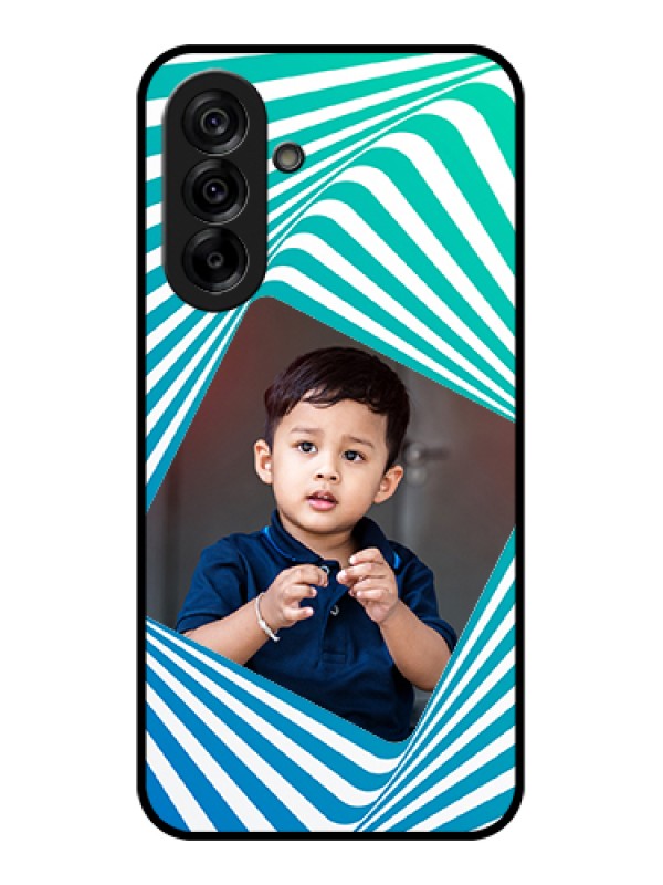 Custom Galaxy A36 5G Custom Glass Phone Case - Abstract Spiral Design