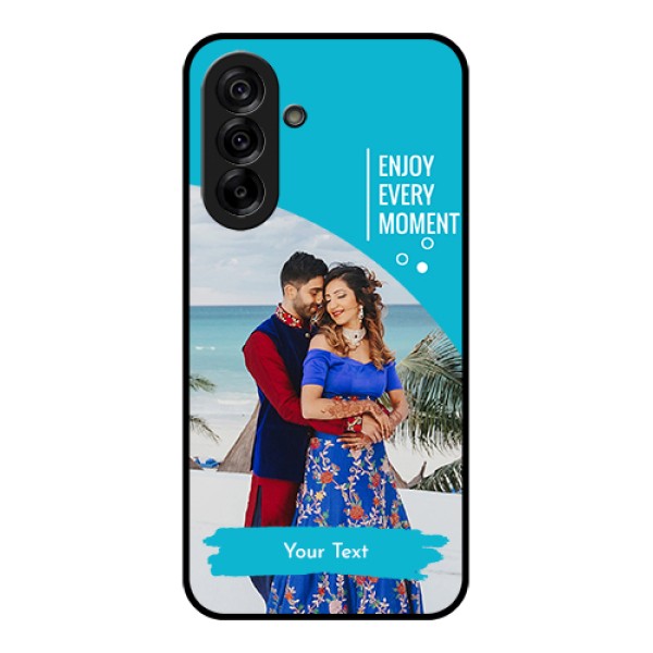 Galaxy A36 5G Custom Glass Phone Case - Happy Moment Design