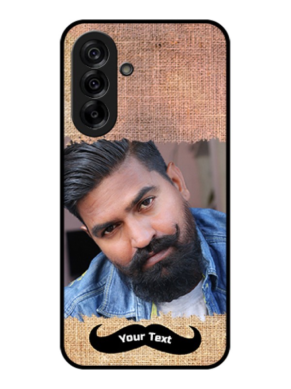 Custom Galaxy A36 5G Custom Glass Phone Case - With Texture Design