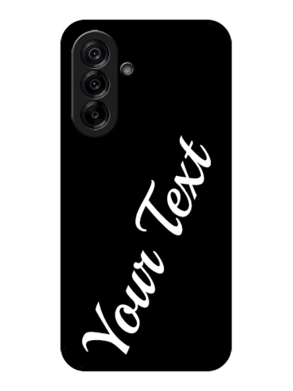 Custom Galaxy A36 5G Custom Glass Phone Case - With Your Name Design