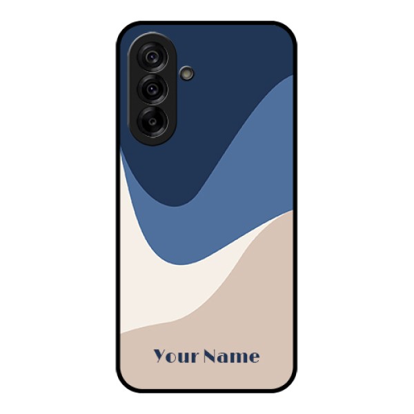 Galaxy A36 5G Custom Glass Phone Case - Abstract Drip Art Design