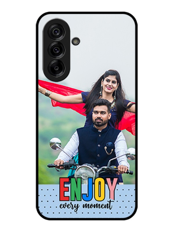 Custom Galaxy A36 5G Custom Glass Phone Case - Enjoy Every Moment Design
