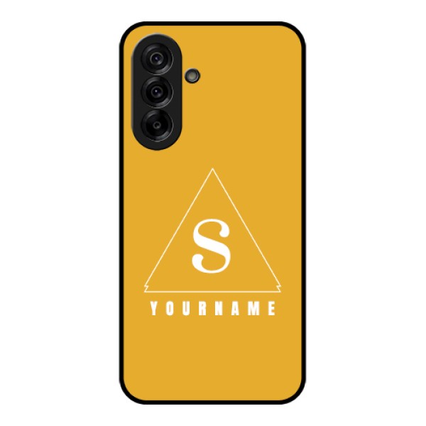 Galaxy A36 5G Custom Glass Phone Case - Simple Triangle Design