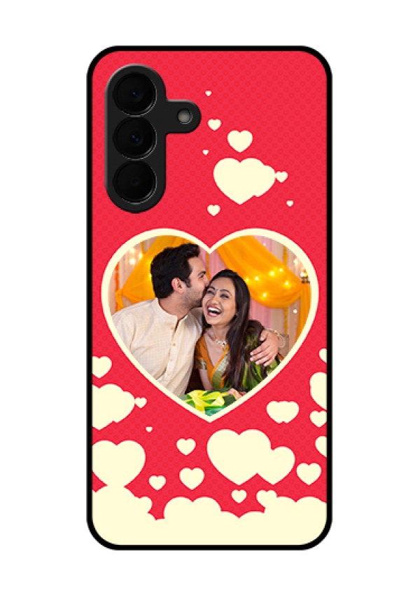 Samsung Galaxy A37 5G Custom Glass Phone Case - Love Symbols Phone Cover Design