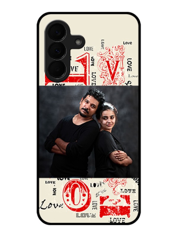 Custom Samsung Galaxy A37 5G Custom Glass Phone Case - Trendy Love Design Case