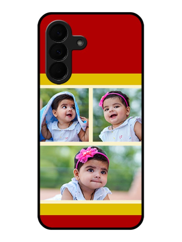 Custom Samsung Galaxy A37 5G Custom Glass Phone Case - Multiple Pic Upload Design