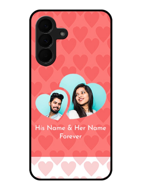 Custom Samsung Galaxy A37 5G Custom Glass Phone Case - Couple Pic Upload Design