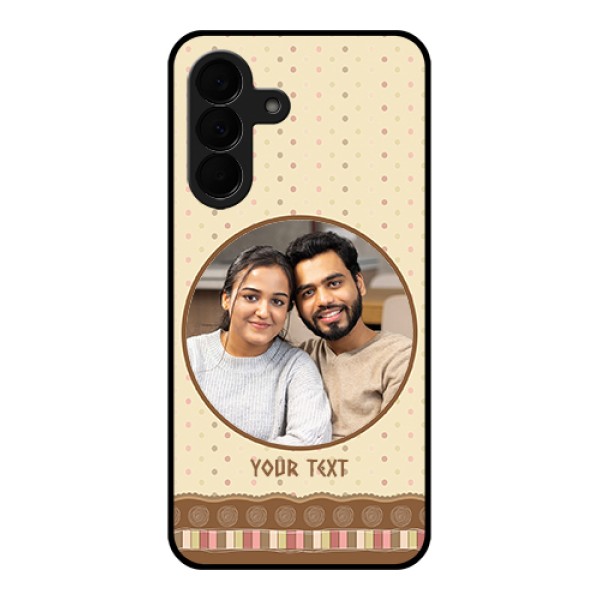 Samsung Galaxy A37 5G Custom Glass Phone Case - Brown Dotted Mobile Case Design Samsung Galaxy A37 5G Custom Glass Phone Case - Brown Dotted Mobile Case Design