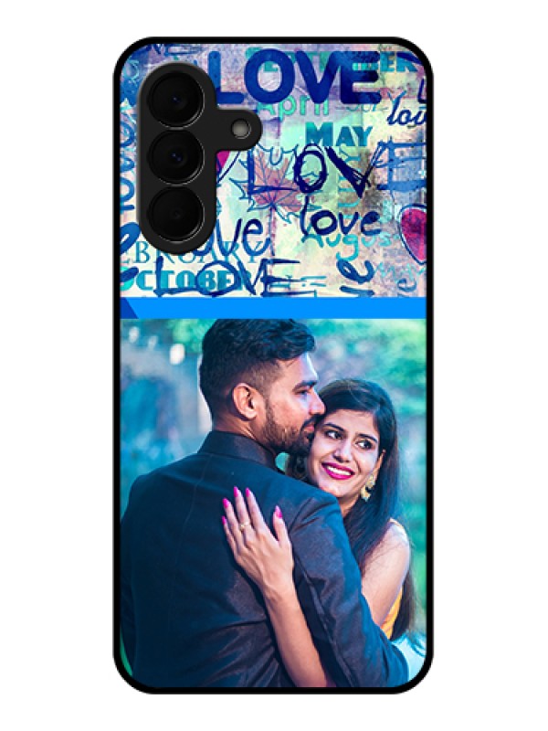 Custom Samsung Galaxy A37 5G Custom Glass Phone Case - Colorful Love Design