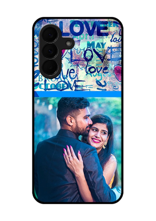 Samsung Galaxy A37 5G Custom Glass Phone Case - Colorful Love Design