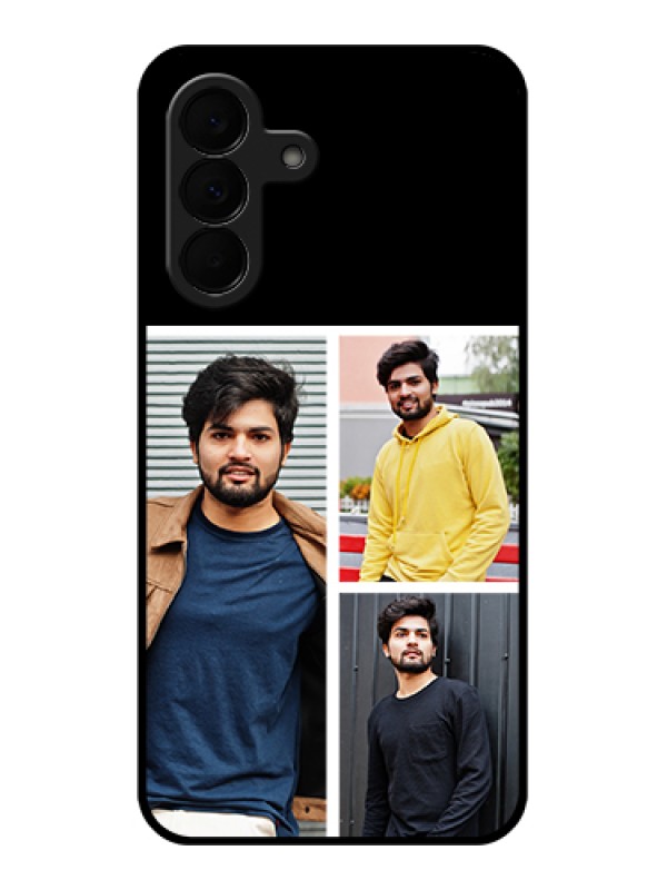Custom Samsung Galaxy A37 5G Custom Glass Phone Case - Upload Multiple Picture Design