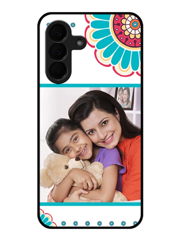 Custom Samsung Galaxy A37 5G Custom Glass Phone Case - Flower Design