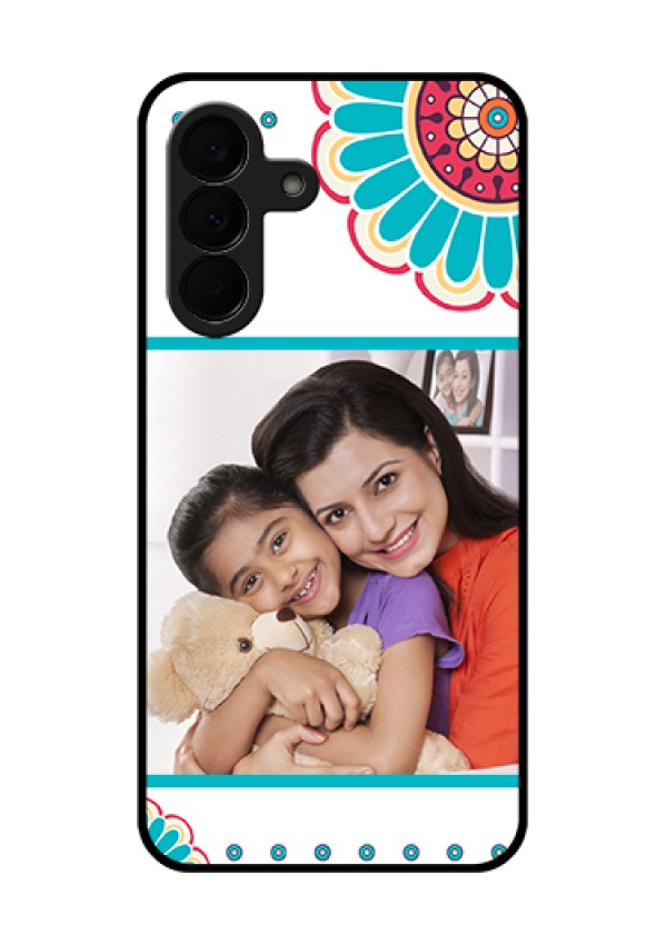 Samsung Galaxy A37 5G Custom Glass Phone Case - Flower Design