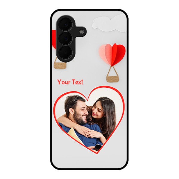 Samsung Galaxy A37 5G Custom Glass Phone Case - Parachute Love Design