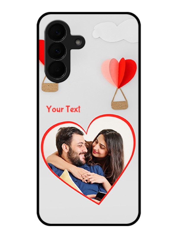 Custom Samsung Galaxy A37 5G Custom Glass Phone Case - Parachute Love Design