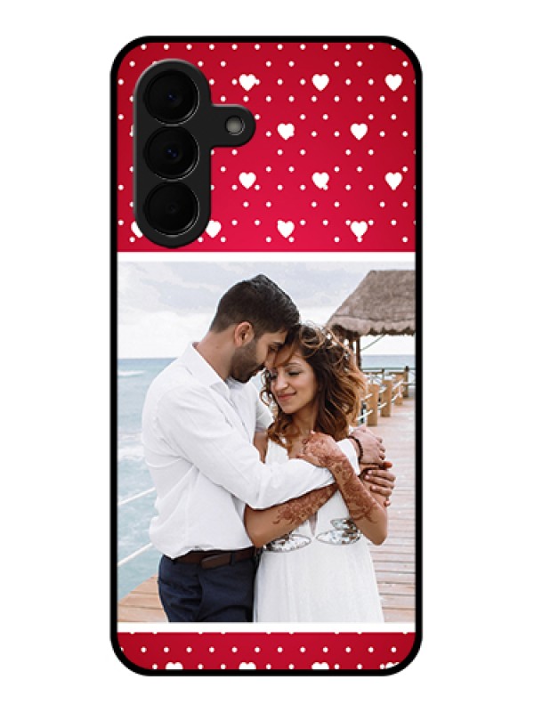 Custom Samsung Galaxy A37 5G Custom Glass Phone Case - Hearts Mobile Case Design