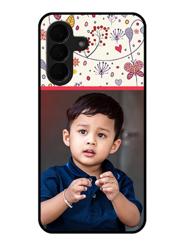 Custom Samsung Galaxy A37 5G Custom Glass Phone Case - Premium Floral Design