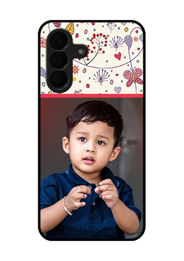 Samsung Galaxy A37 5G Custom Glass Phone Case - Premium Floral Design