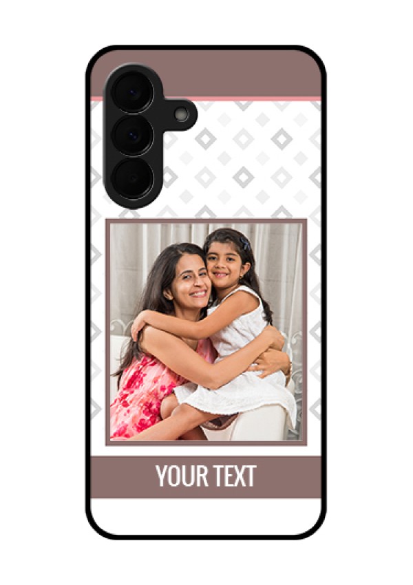 Samsung Galaxy A37 5G Custom Glass Phone Case - Simple Diamond Design