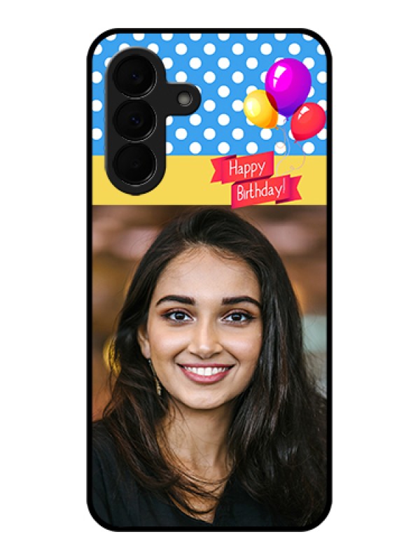 Custom Samsung Galaxy A37 5G Custom Glass Phone Case - Happy Birthday Design